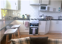 Dudley Lodge Flat Kitchen Area